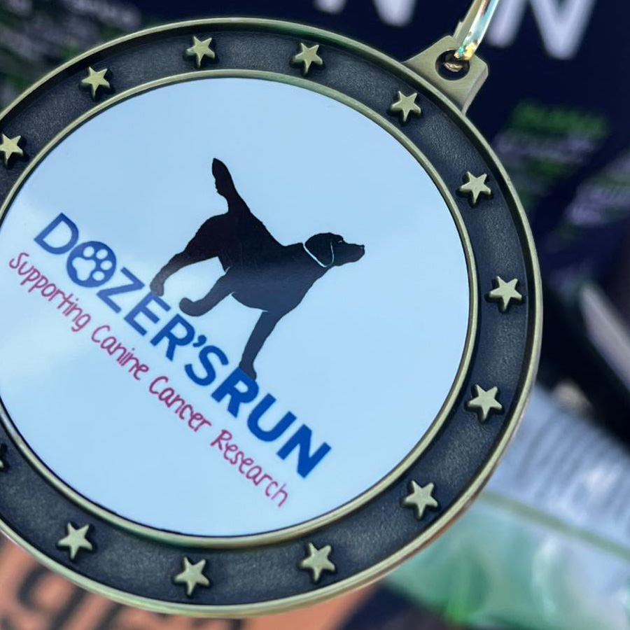 Dozer's Run 5k Medal